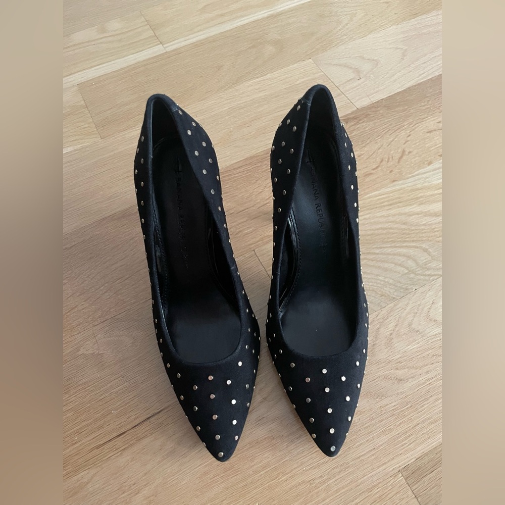 Banana Republic Black Studded Women's Heels